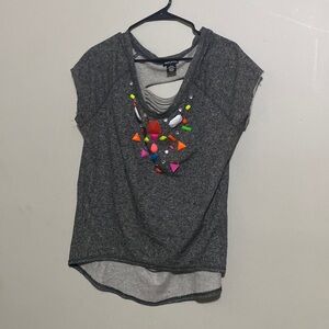 Woman’s wet seal gray blouse size large
